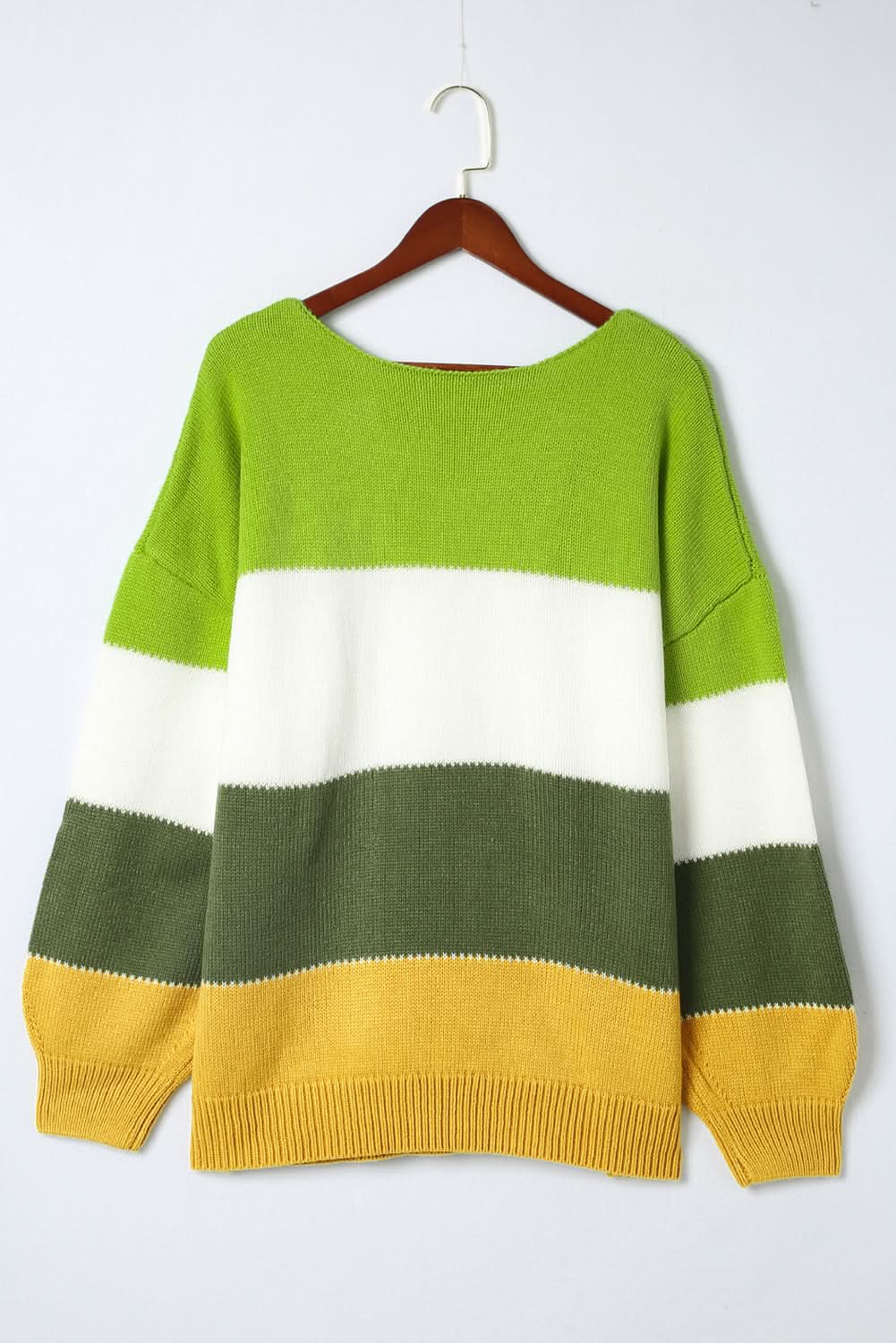 Chic green plus size sweater - Love Salve